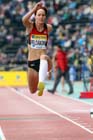 Dana Veldakova in the triple jump, 2012 Samsung Diamond League, Crystal Palace, London.